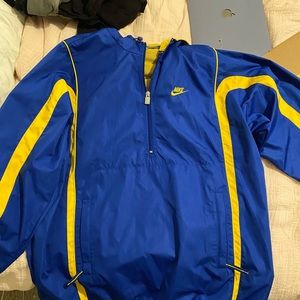 vintage nike 1/2 zip windbreaker